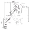 DISPLAY ACC MOUNTING ARM 27"/MA-WA1-02 GEMBIRD