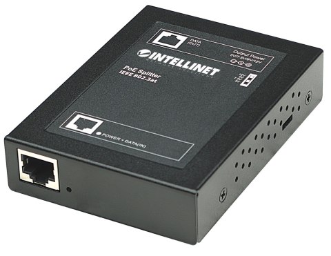 INTELLINET ROZDZIELACZ SPLITTER POE+ IEEE 802.3AT/AF NA 5/7,5/9/12V DC 560443