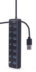 I/O HUB USB3 7PORT/UHB-U3P7P-01 GEMBIRD