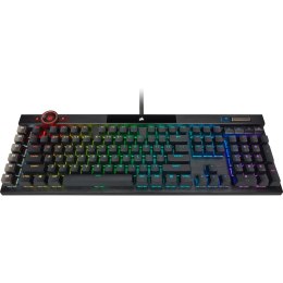 Klawiatura Gamingowa Corsair K100 RGB, Corsair OPX, LED RGB - Czarna