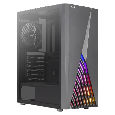 Obudowa AEROCOOL PGS DELTA-A-BK-v1 RGB czarna (WYPRZEDAŻ)