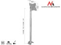 Uchwyt do telewizora sufitowy Maclean, 23-42", 50~85cm, 30kg, srebrny, MC-504A S