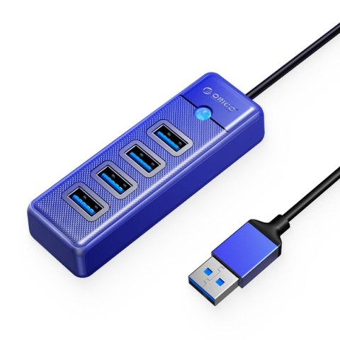 Hub USB-A Orico PW4U-U3-015-BL-EP 4x USB-A 3.1 niebieski