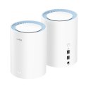 Access Point CUDY M1200 (2-Pack) AC1200 Dual Band Wi-Fi 2x 10/100Mbps Mesh