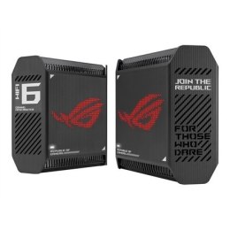 GT6 (2PK) black ROG Rapture Wifi 6 802.11ax Tri-band Gigabit Gaming Mesh System