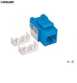 Moduł Keystone Intellinet RJ45 UTP Cat.6, niebieski