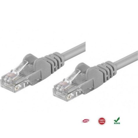 PatchCord 100% miedź Intellinet Cat.5e UTP, 30m, szary