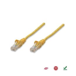 PatchCord 100% miedź Intellinet Cat.5e UTP, 5m, żółty