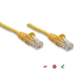 PatchCord 100% miedź Intellinet Cat.5e UTP, 7,5m, żółty