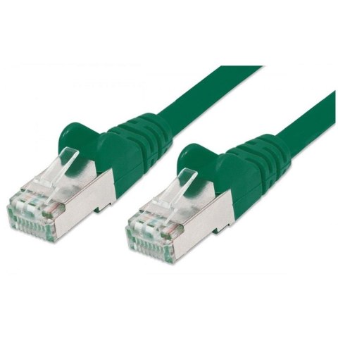 PatchCord Intellinet 100% miedź Cat.5e FTP 1m zielony