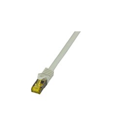 Patchcord 100% miedź EFB Cat.6a LSZH S/FTP, 5m, szary, Kabel Cat.7