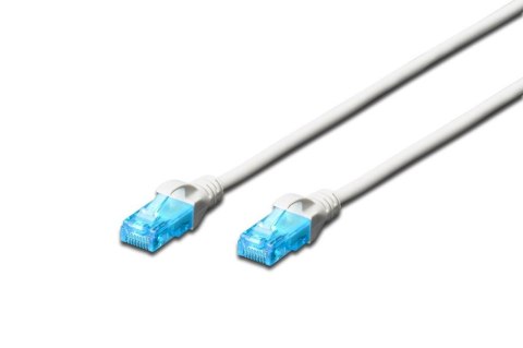 Patchcord DIGITUS UTP kat. 5e 10m PVC biały