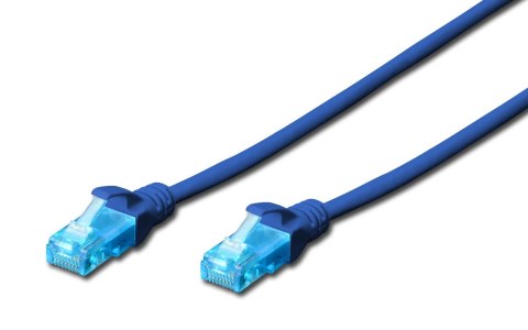 Patchcord DIGITUS UTP kat. 5e 7m PVC niebieski