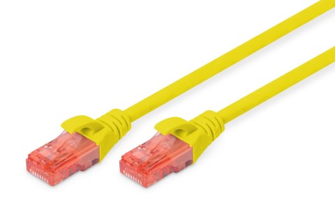 Patchcord DIGITUS UTP kat. 6 5m PVC żółty