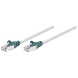 Patchcord Intellinet 100% miedź Cat.5e SFTP CrossOver 1m szary