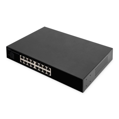 Switch niezarządzalny DIGITUS 19" Rack Gigabit 16x10/100/1000Mbps