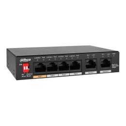 Switch niezarządzalny Dahua PFS3006-4GT-60-V2 4xPoE 2xUplink 1GbE