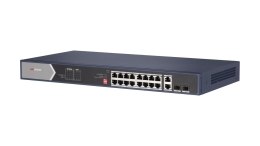 Switch niezarządzalny HIKVISION DS-3E0520HP-E PoE 16xGbps POE, 2xGbps Hi-POE, 2xGbps RJ45, 2xGbps SFP