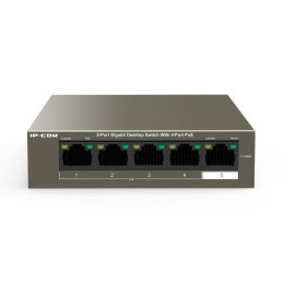 Switch niezarządzalny IP-COM By Tenda G1105P-4-63W 5x1GbE 63W