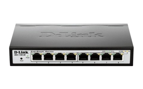 Switch zarządzalny D-Link DGS-1100-08 8x1000 Mbps Gigabit