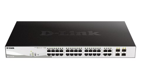 Switch zarządzalny D-Link DGS-1210-24P 24x1000 Mbps Gigabit PoE 4x SFP Combo 1G