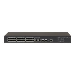 Switch zarządzalny Dahua SG4028 24x10/100/1000 Mb/s, 2x10/100/1000Mb/s Uplink, 2x1000Mb/s SFP Uplink