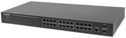 Switch zarządzalny Intellinet 24x 10/100/1000 Mbps + 2x SFP