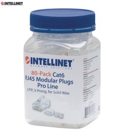 Wtyk Intellinet RJ45 8P/8C UTP Cat.6/drut 80szt.