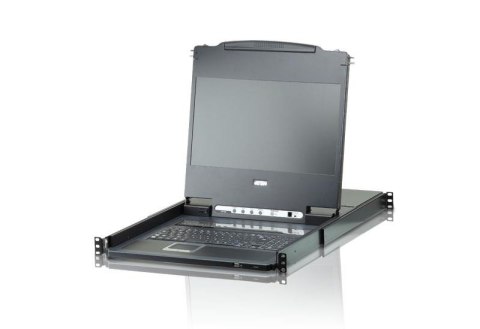 Konsola LCD 17,3" FullHD KVM USB DVI ATEN CL6708MW (CL6708MW-ATA-AG) 8-port.