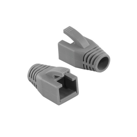 Osłonka wtyku RJ45 LogiLink MP0035 8mm kat.6 szary 50szt