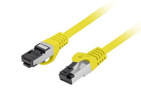 Patchcord Lanberg S/FTP kat.8.1 3m LSZH CU fluke passed żółty