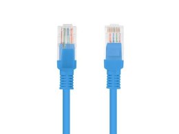 Patchcord Lanberg UTP kat.5e 0,25m niebieski