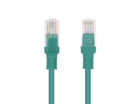 Patchcord Lanberg UTP kat.5e 15m zielony