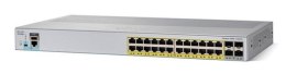 Switch zarządzalny Cisco Catalyst 2960L 24 Port 10/100/1000 PoE+ 4x SFP