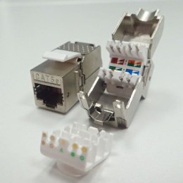 Moduł keystone Jack RJ45 kat. 5e FTP, beznarzędziowy Netrack