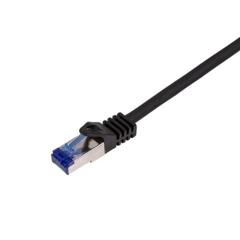 Patchcord LogiLink C6A023S Cat.6A S/FTP Ultraflex 0,50m czarny