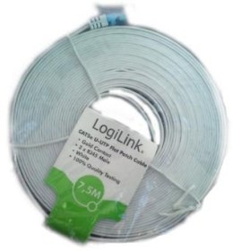 Patchcord LogiLink CP0140 CAT5e U-UTP, 15m, płaski