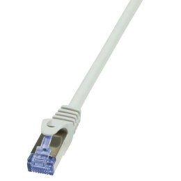 Patchcord LogiLink CQ3012S Cat.6A S/FTP 0,25m szary