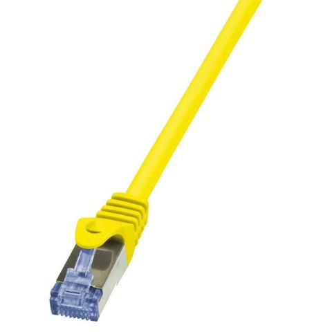 Patchcord LogiLink CQ3017S Cat.6A S/FTP 0,25m żółty