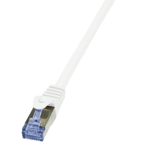 Patchcord LogiLink CQ3021S Cat.6A S/FTP 0,50m biały