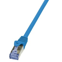 Patchcord LogiLink CQ3086S Cat.6A S/FTP 7,5m niebieski