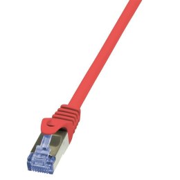 Patchcord LogiLink CQ3094S Cat.6A S/FTP 10m czerwony