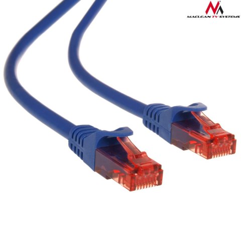 Patchcord Maclean MCTV-301 N UTP cat6 wtyk-wtyk 1m niebieski