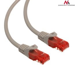 Patchcord Maclean MCTV-301 S UTP cat6 wtyk-wtyk 1m szary