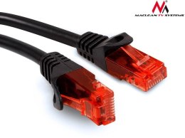 Patchcord Maclean MCTV-738 UTP cat6 wtyk-wtyk 10m czarny