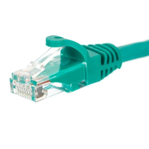 Patchcord RJ45, Netrack osłonka zalewana, kat. 5e UTP, 10m zielony