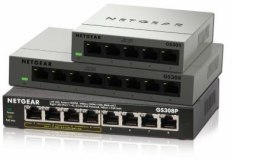 Switch niezarządzalny Netgear GS308P 8 x 10/100/1000 4xPoE 53W Metal