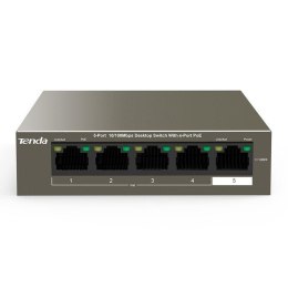 Switch niezarządzalny Tenda TEF1105P-4-63W 5-port 10/100 Mb/s PoE 63W