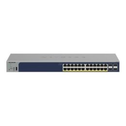 Switch zarządzalny Netgear GS728TP-300EUS 24x10/100/1000 4xSFP PoE+ 190W