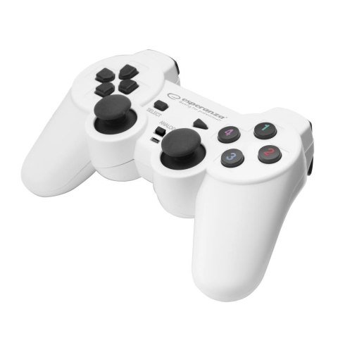 Gamepad PC USB Esperanza "Warrior" biało/czarny